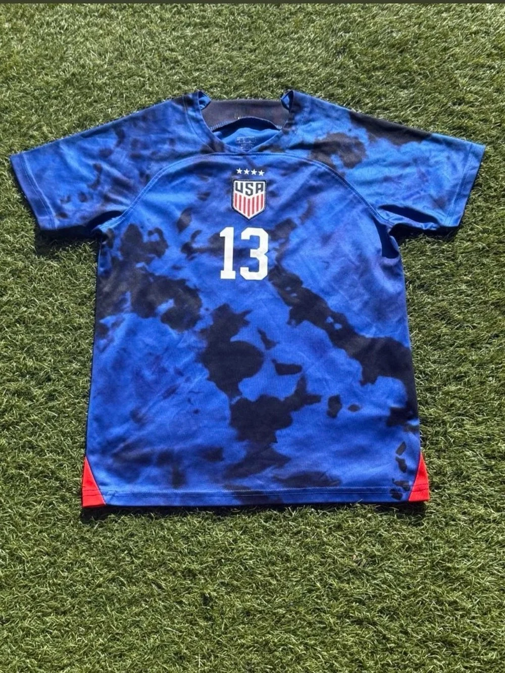 Nike 2022/23 USA kids Away futbol Jersey Alex Morgan #13